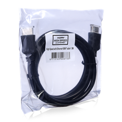 Afbeelding vergroten Scanpart HDMI Kabel High Speed Ethernet 1,5m