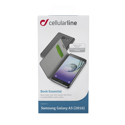 Afbeelding vergroten Cellular Line Samsung Bookcase Book Essential Zwart