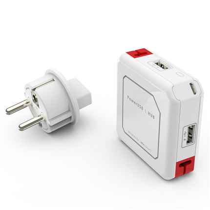 Afbeelding vergroten Powercube PowerUSB 2.0 Hub 4 Poorts