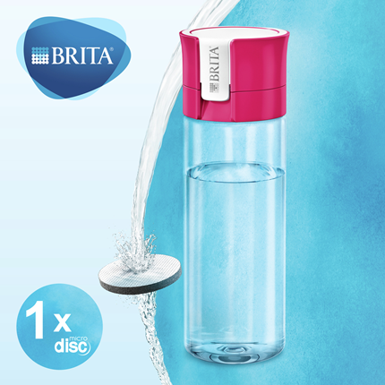 Afbeelding vergroten Brita waterfilterfles fill&go Vital roze