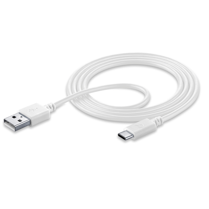 Afbeelding vergroten Cellular Line Laad+Datakabel USB(M) - USB-C(M) 120 cm