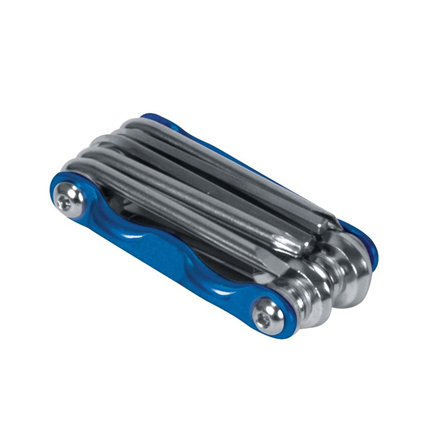Afbeelding vergroten Dresco Fietsgereedschapset 11-delig blauw