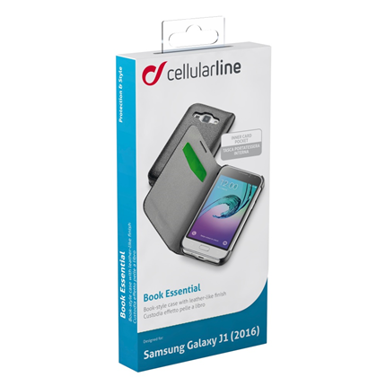 Afbeelding vergroten Cellular Line Samsung Bookcase Essential Zwart Vanaf 2016