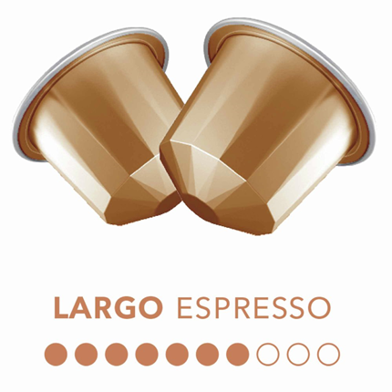 Afbeelding vergroten Belmio Koffiecapsules Largo 10 stuks voor Nespresso apparaat