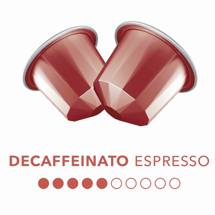 Afbeelding vergroten Belmio Koffiecapsules Intenso Decaffeinato 10 stuks voor Nespresso apparaat