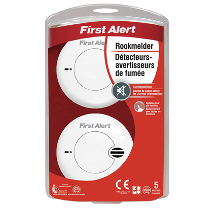Afbeelding vergroten First Alert 2 Rookmelders SA702