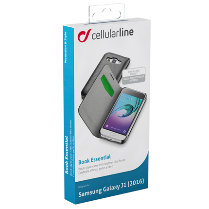 Afbeelding vergroten Cellular Line Samsung Bookcase Essential Zwart Vanaf 2016