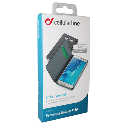 Afbeelding vergroten Cellular Line Samsung Bookcase Essential Zwart Vanaf 2016