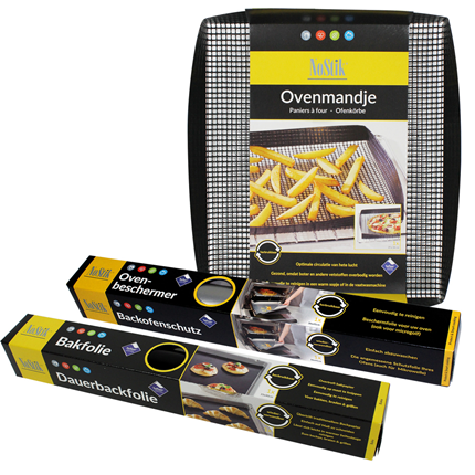 Afbeelding vergroten NoStik Ovenset Met Ovenmandje, Bak- & Ovenfolie