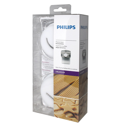Afbeelding vergroten Philips Koekjesset Avance Collection HR2455 voor de pastamachine