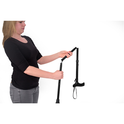 Afbeelding vergroten Vitility Wandelstok Opvouwbaar