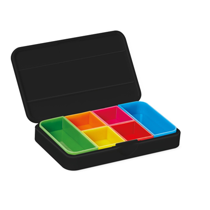 Afbeelding vergroten Vitility Pillenbox Zwart
