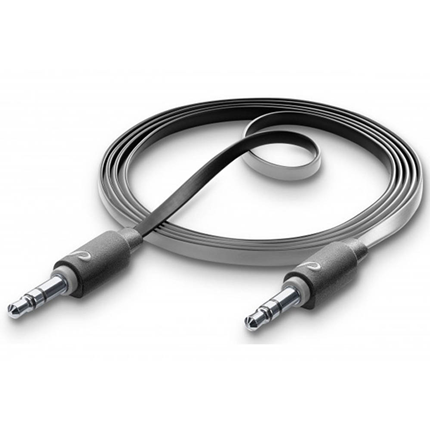 Afbeelding vergroten Cellular Line Aansluitkabel AUXMUSICK 3.5 S(M)-(M) 1,0m Zwart