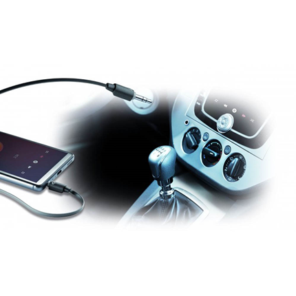 Afbeelding vergroten Cellular Line Aansluitkabel AUXMUSICK 3.5 S(M)-(M) 1,0m Zwart