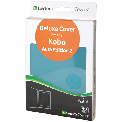 Afbeelding vergroten Gecko Kobo Bookcase Deluxe Lichtblauw