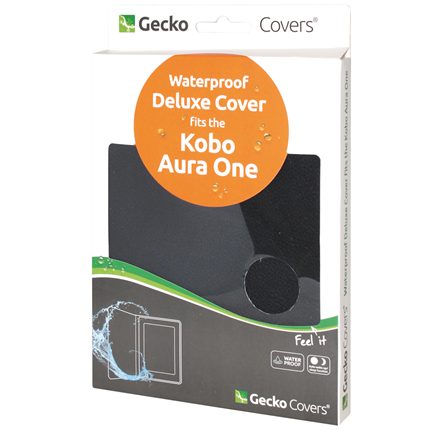 Afbeelding vergroten Gecko Kobo Bookcase Waterproof Deluxe Zwart