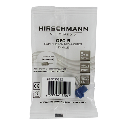 Hirschmann Quick Fix F Connector QFC 5
