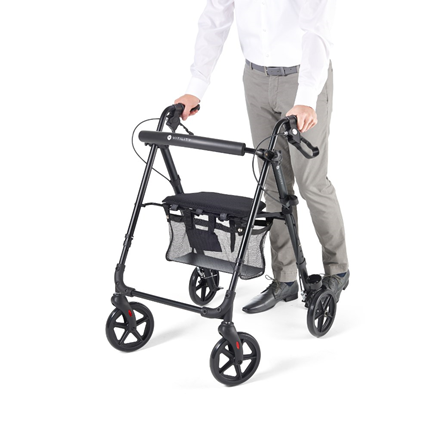 Afbeelding vergroten Vitility Rollator Compact Zwart