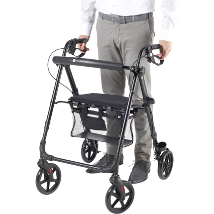 Afbeelding vergroten Vitility Rollator Compact Zwart