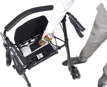 Afbeelding vergroten Vitility Rollator Compact Zwart