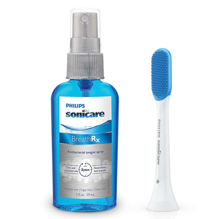 Afbeelding vergroten Philips Sonicare TongueCare+ HX8071/10 Tongschraper + Mondspray