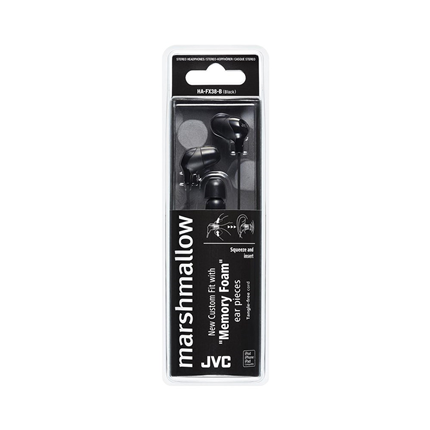 Afbeelding vergroten JVC Oortelefoon HA-FX38 In-Ear Zwart