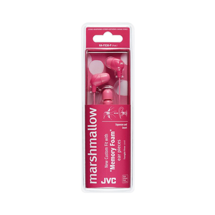 Afbeelding vergroten JVC Oortelefoon HA-FX38 In-Ear Roze