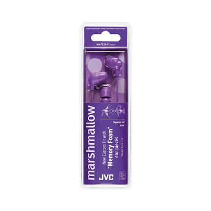 Afbeelding vergroten JVC Oortelefoon HA-FX38 In-Ear Paars