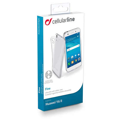 Afbeelding vergroten Celullar Line Backcover Ultra Dun Transparant Voor Huawei Y6II