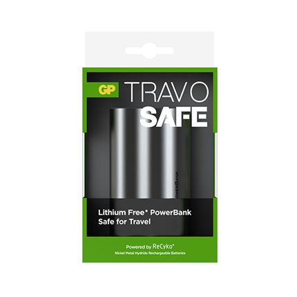 Afbeelding vergroten GP Portable Powerbank Trav o Safe 4H03 3800mAh Zwart