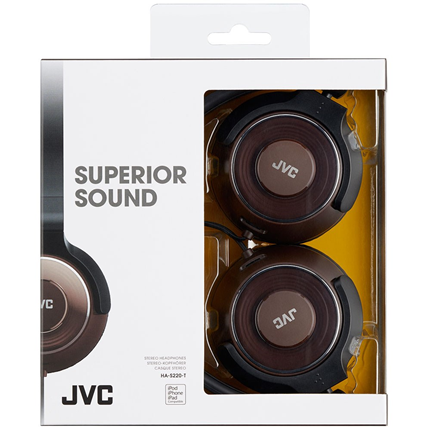 Afbeelding vergroten JVC Hoofdtelefoon HA-S220 Bruin