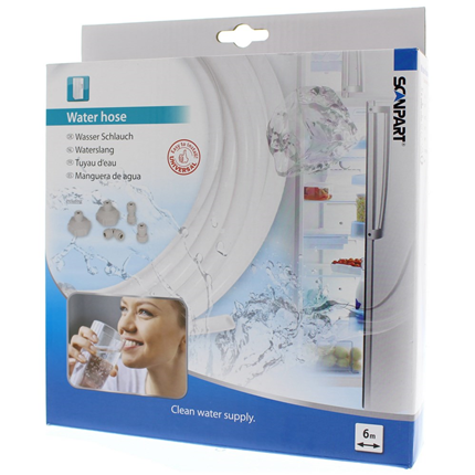 Afbeelding vergroten Scanpart Waterfilterslang complete set
