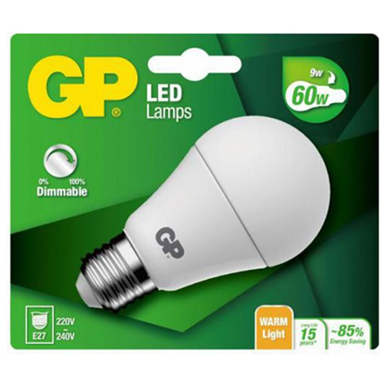 Afbeelding vergroten GP LED Lamp E27 9W 806Lm Classic Mat Dimbaar