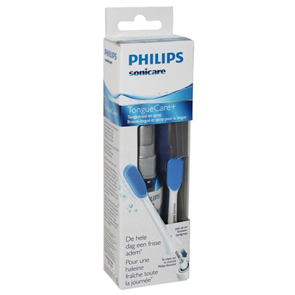 Afbeelding vergroten Philips Sonicare TongueCare+ HX8071/10 Tongschraper + Mondspray