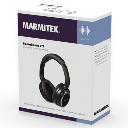 Afbeelding vergroten Marmitek Hoofdtelefoon BoomBoom 577 met aptX