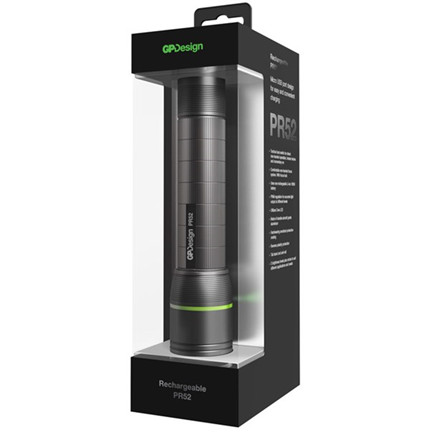 Afbeelding vergroten GP Zaklamp Design PR52 Vega 450-22 Lumen Oplaadbaar