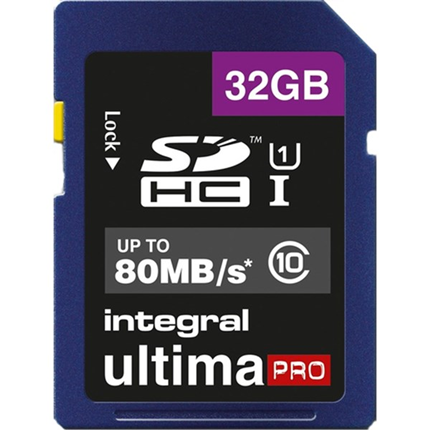 Afbeelding vergroten Integral SDHC Kaart 32Gb Klasse 10