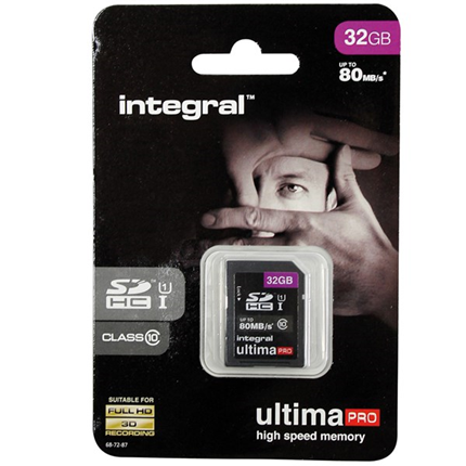 Afbeelding vergroten Integral SDHC Kaart 32Gb Klasse 10