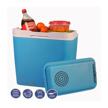 Afbeelding vergroten Draagbare Koelbox 22 Liter 12 Volt Blauw