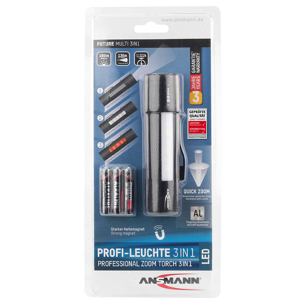 Afbeelding vergroten Ansmann Zaklamp LED Future 3-in-1