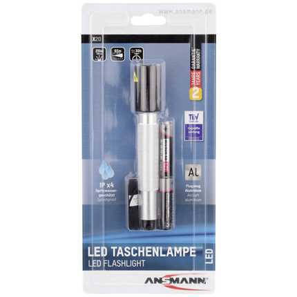 Afbeelding vergroten Ansmann X20 LED zaklamp 25Lm