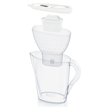 Afbeelding vergroten Brita waterfilterkan Marella Cool wit Maxtra 2,4L