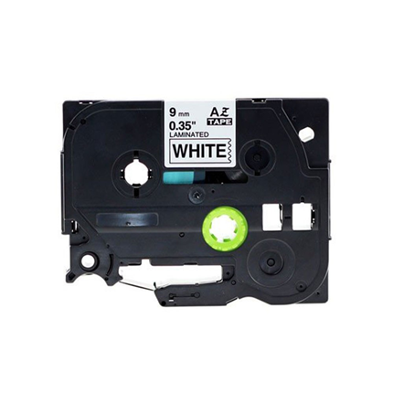 Afbeelding vergroten Brother Alternatief Label Tape Zwart op Wit 9mm TZ-221