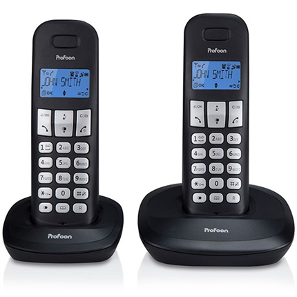 Afbeelding vergroten Profoon DECT Telefoons Draadloos PDX-1120 2 stuks
