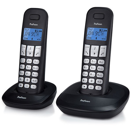 Afbeelding vergroten Profoon DECT Telefoons Draadloos PDX-1120 2 stuks