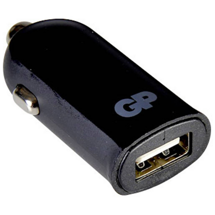 Afbeelding vergroten GP USB Auto Adapter CC22 1xUSB 2400mA