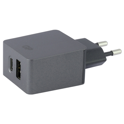 Afbeelding vergroten GP USB Thuislader WA51 1x USB-A + 1x USB-C