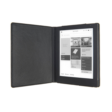 Afbeelding vergroten Gecko Kobo Bookcase Aura H2O Edition 2 Zwart