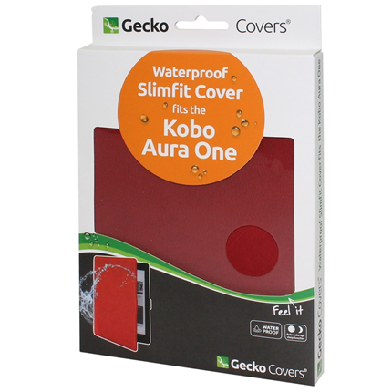 Afbeelding vergroten Gecko Kobo Bookcase Aura One Rood