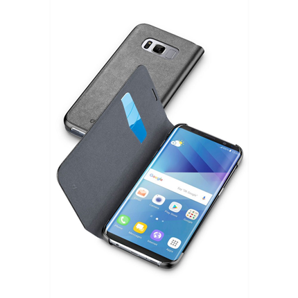 Afbeelding vergroten Cellular Line Bookcase Essential Zwart voor Samsung Galaxy S8